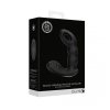 Beaded Vibrating Prostate Massager with Remote Control - Black